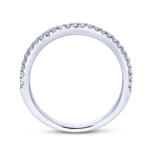 14K White Gold Matching Wedding Band