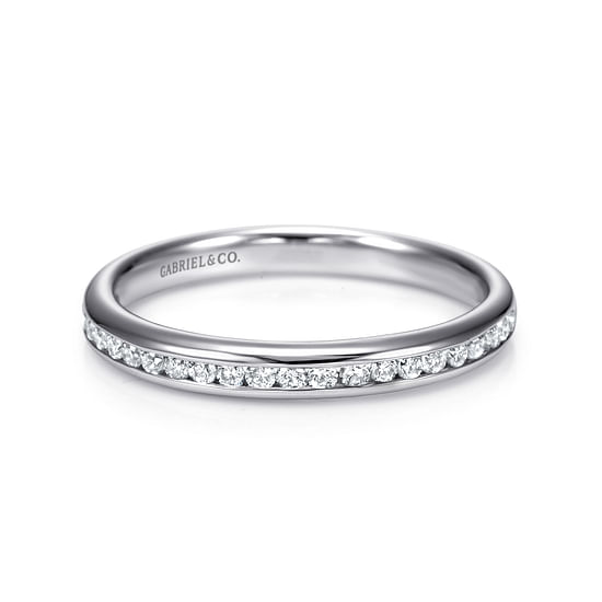 Gabriel - 14K White Gold Matching Wedding Band