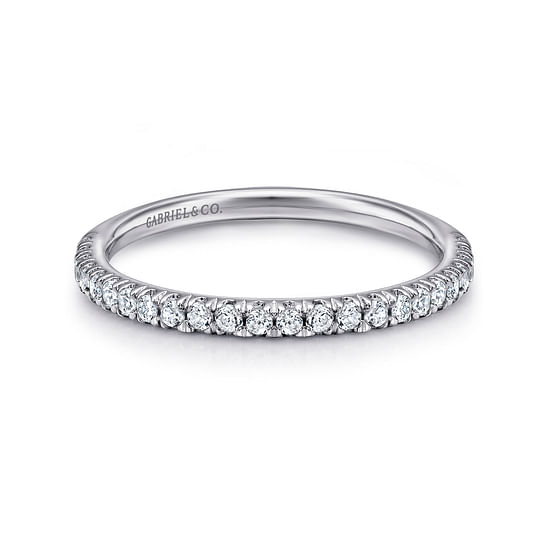 Gabriel - 14K White Gold Matching Wedding Band