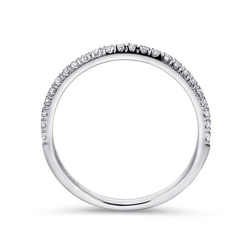 14K White Gold Matching Wedding Band