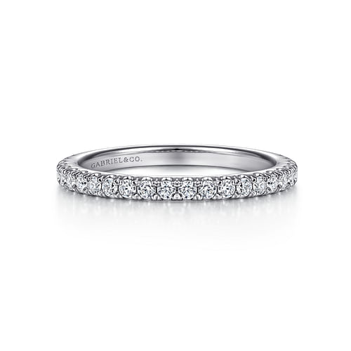 14K White Gold Matching Wedding Band