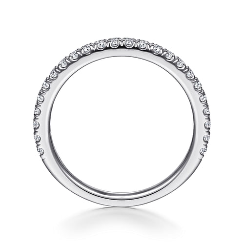 14K White Gold Matching Wedding Band