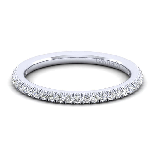 14K White Gold Matching Wedding Band