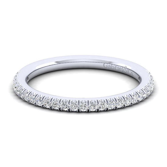 Gabriel - 14K White Gold Matching Wedding Band