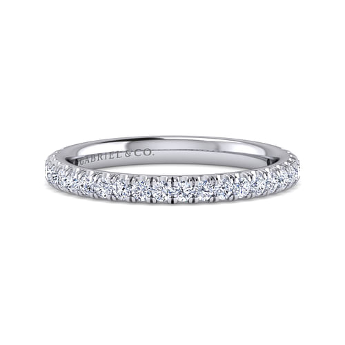 14K White Gold Matching Wedding Band