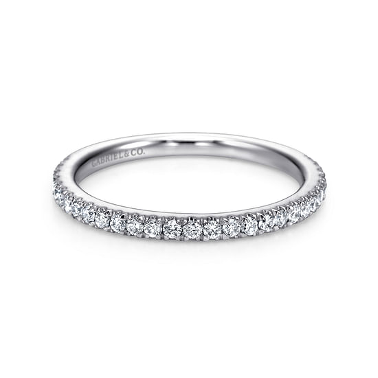 Gabriel - 14K White Gold Matching Wedding Band