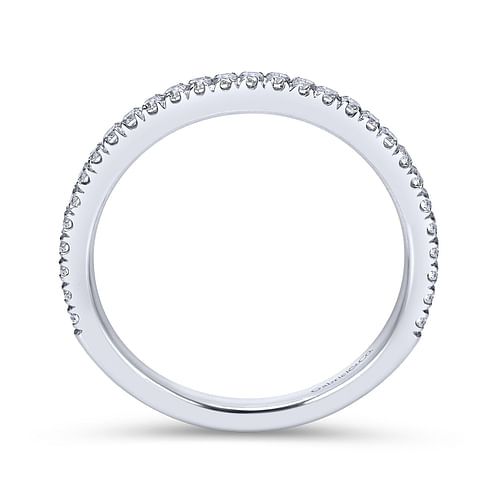 14K White Gold Matching Wedding Band