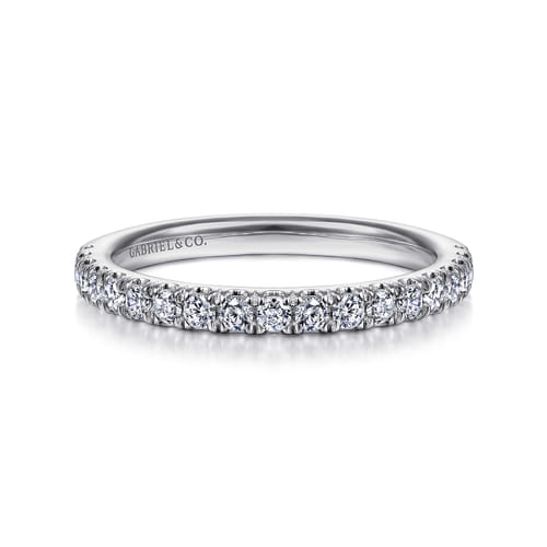 14K White Gold Matching Wedding Band