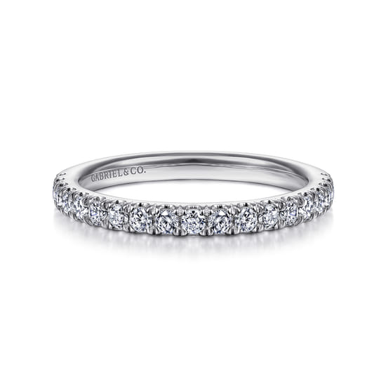 Gabriel - 14K White Gold Matching Wedding Band