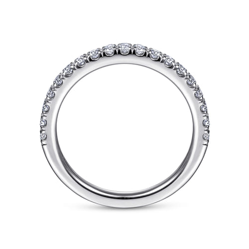 14K White Gold Matching Wedding Band