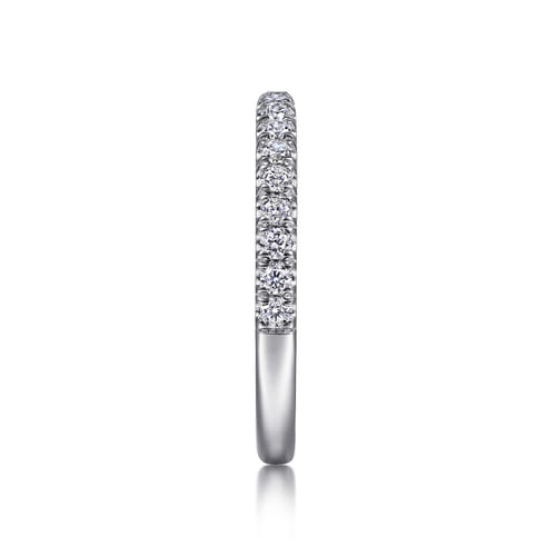 14K White Gold Matching Wedding Band
