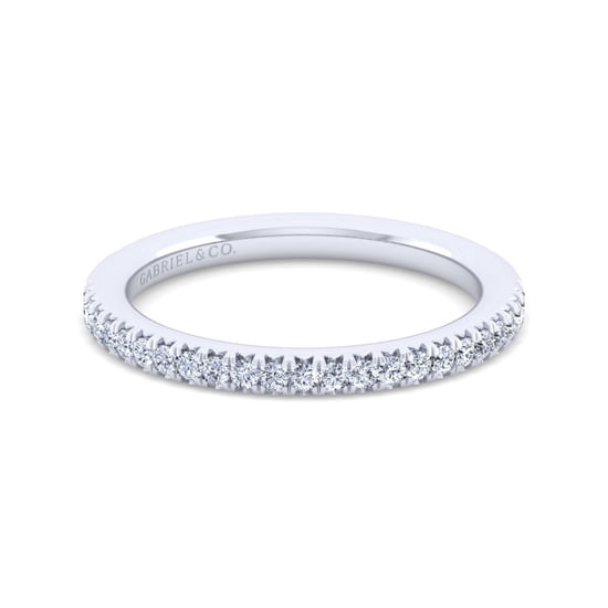Gabriel - 14K White Gold Matching Wedding Band