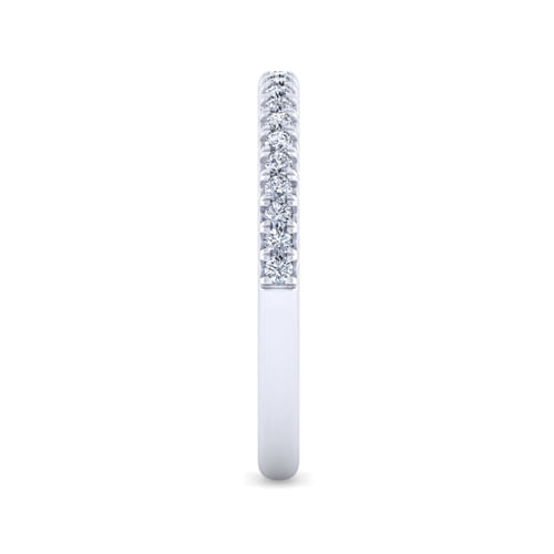 14K White Gold Matching Wedding Band