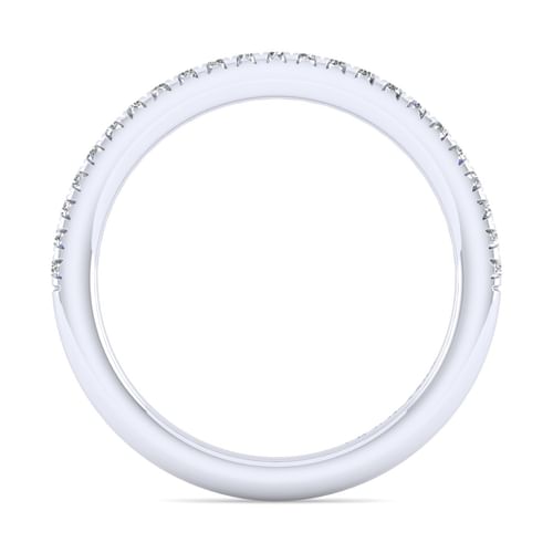 14K White Gold Matching Wedding Band
