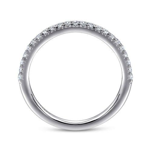 14K White Gold Matching Wedding Band