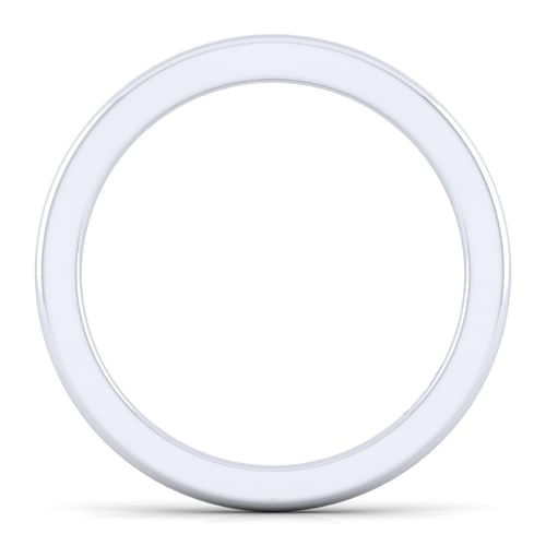 14K White Gold Matching Wedding Band