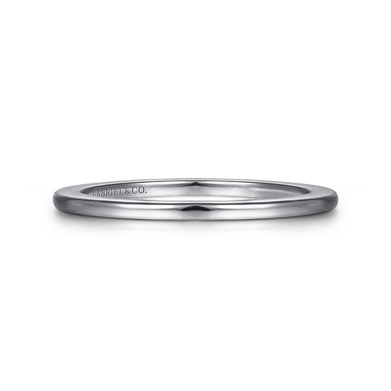 Gabriel - 14K White Gold Matching Wedding Band