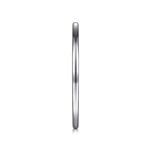14K White Gold Matching Wedding Band