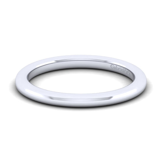 Gabriel - 14K White Gold Matching Wedding Band
