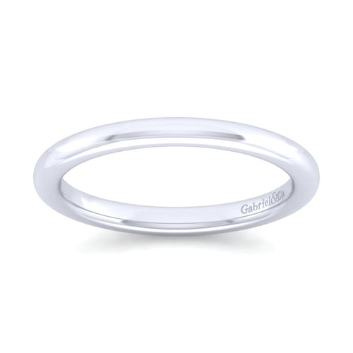 14K White Gold Matching Wedding Band