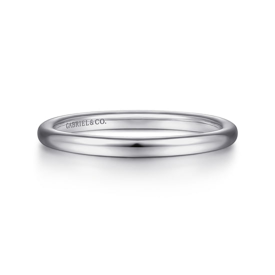 Gabriel - 14K White Gold Matching Wedding Band