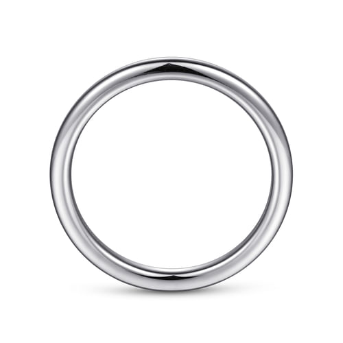 14K White Gold Matching Wedding Band