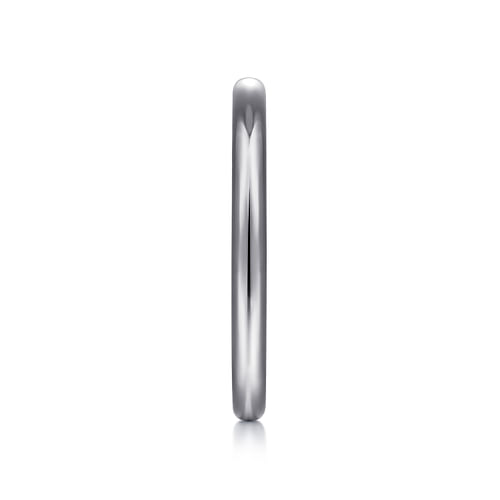 14K White Gold Matching Wedding Band