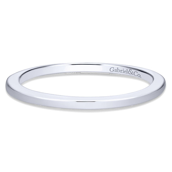 Gabriel - 14K White Gold Matching Wedding Band