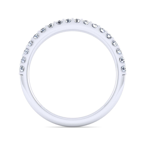 14K White Gold Matching Wedding Band