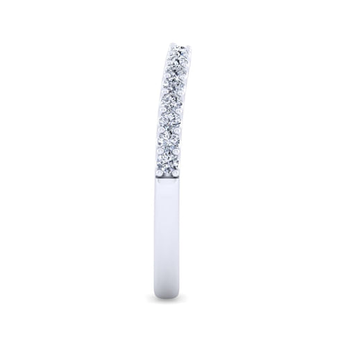 14K White Gold Matching Wedding Band