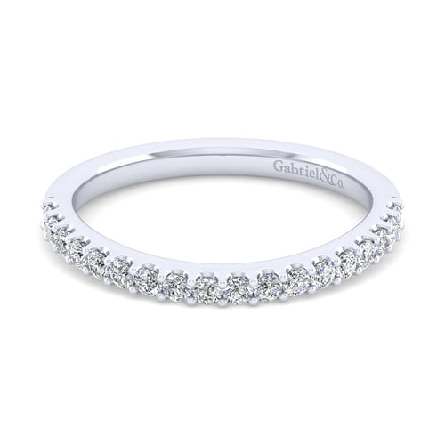 14K White Gold Matching Wedding Band