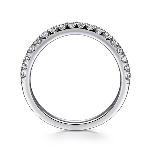 14K White Gold Matching Wedding Band