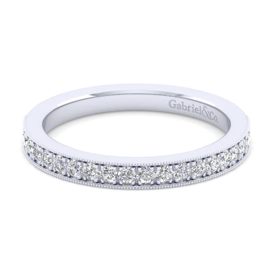 Gabriel - 14K White Gold Matching Wedding Band