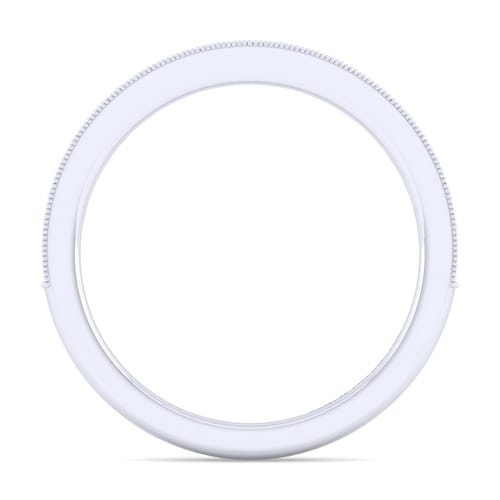 14K White Gold Matching Wedding Band