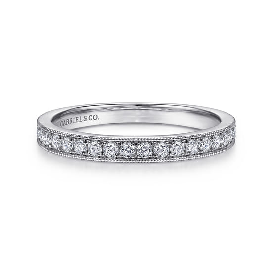 Gabriel - 14K White Gold Matching Wedding Band