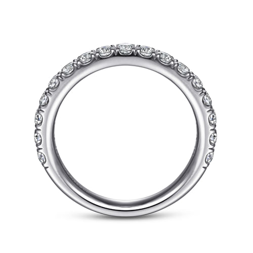 14K White Gold Matching Wedding Band