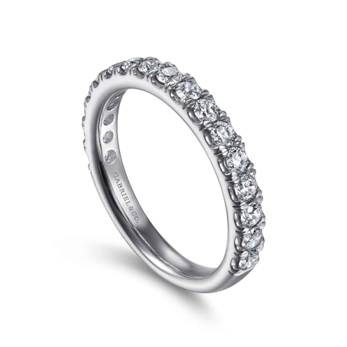 14K White Gold Matching Wedding Band