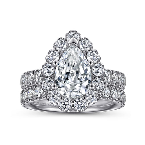 14K White Gold Matching Wedding Band