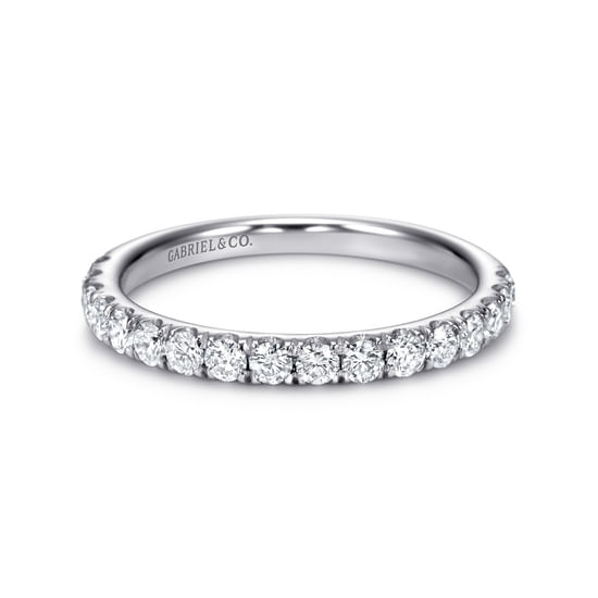 Gabriel - 14K White Gold Matching Wedding Band