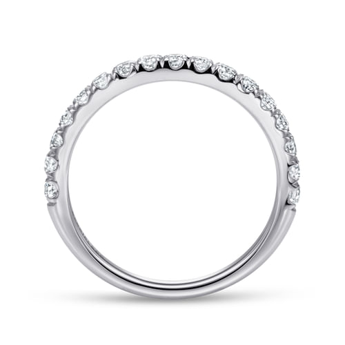 14K White Gold Matching Wedding Band