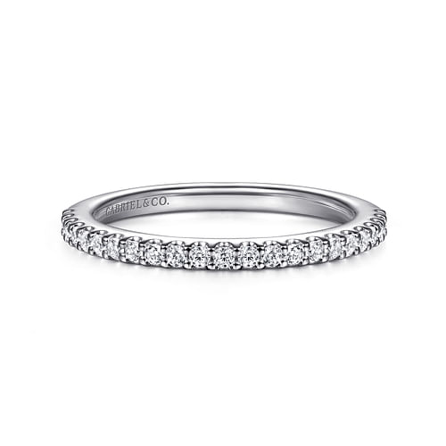 14K White Gold Matching Wedding Band