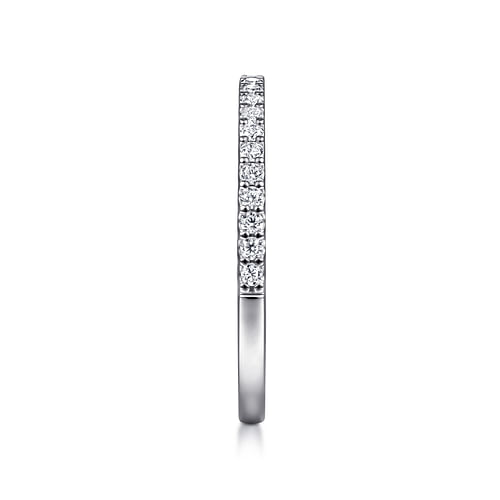 14K White Gold Matching Wedding Band