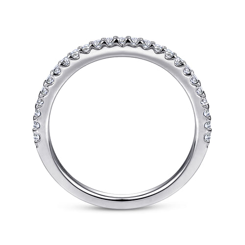 14K White Gold Matching Wedding Band