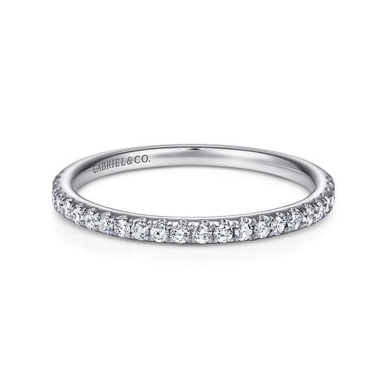 Gabriel - 14K White Gold Matching Wedding Band