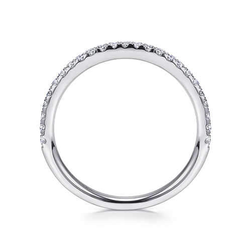 14K White Gold Matching Wedding Band