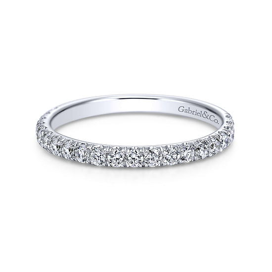 Gabriel - 14K White Gold Matching Wedding Band