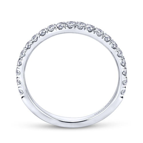 14K White Gold Matching Wedding Band