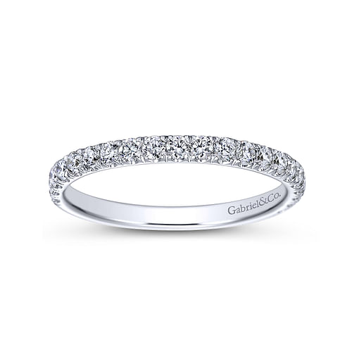 14K White Gold Matching Wedding Band