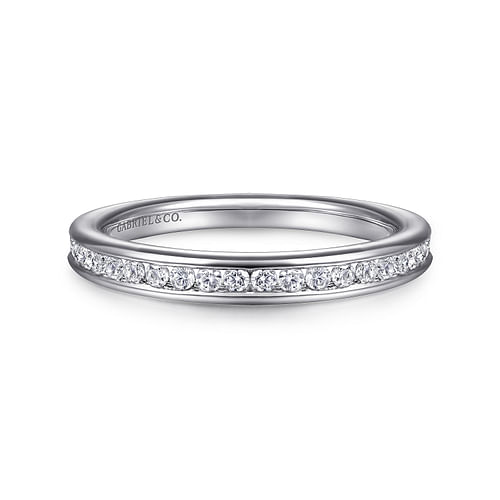 14K White Gold Matching Wedding Band