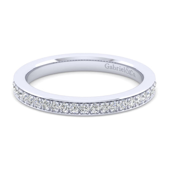 Gabriel - 14K White Gold Matching Wedding Band Gabriel - 14K White Gold Matching Wedding Band